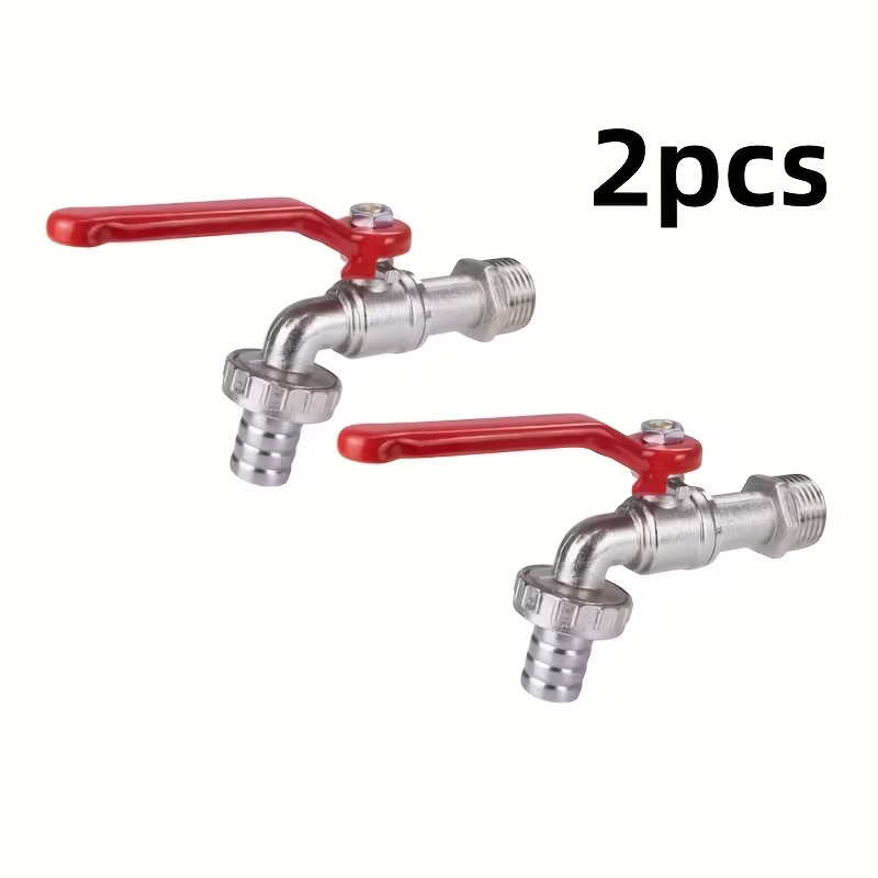 Two-Pack Zinc Alloy Garden Faucets